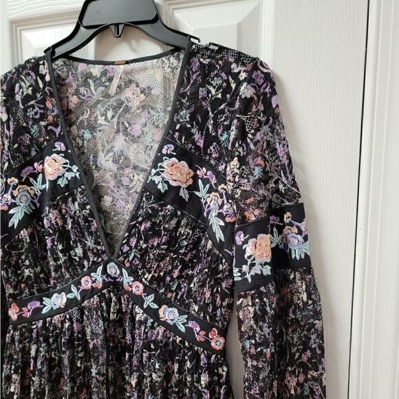 Free People Cherry Blossom Lace Dress 4 - Picture 2 of 12